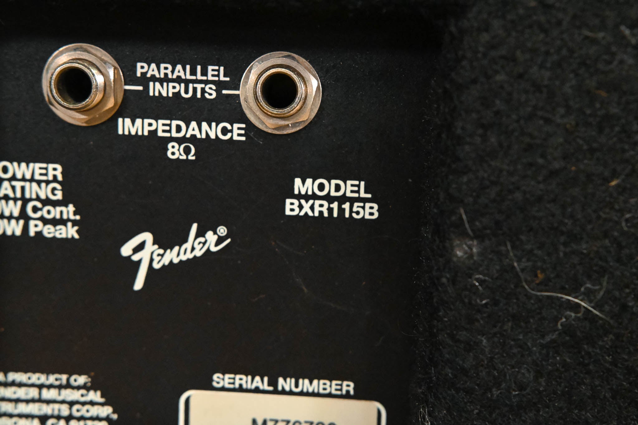 Fender BXR 115B Cab 1x15" 150 Watt Bass Cabinet