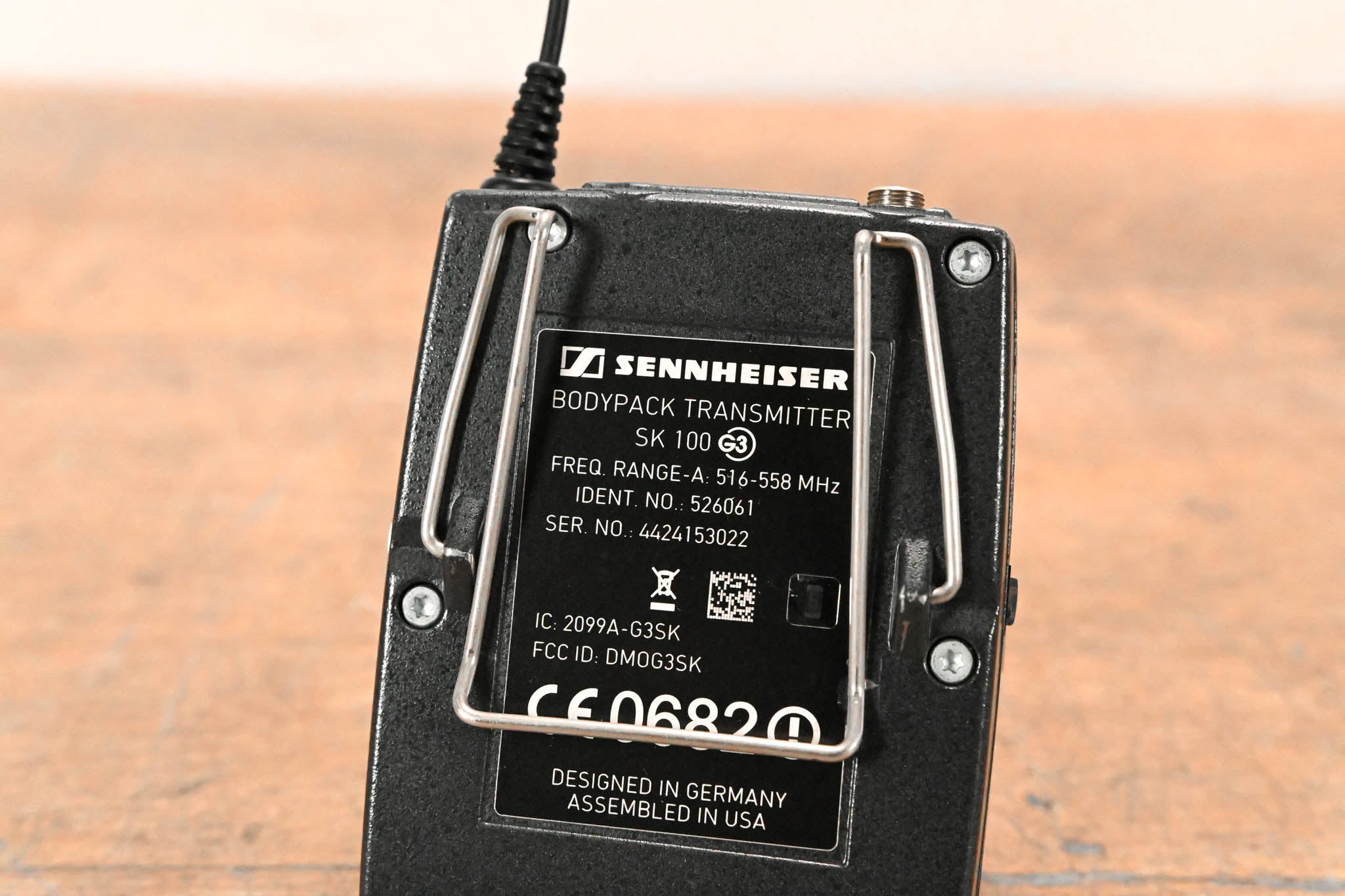 Sennheiser SK 100 G3 Wireless Bodypack Transmitter A Range: 516-558 MHz