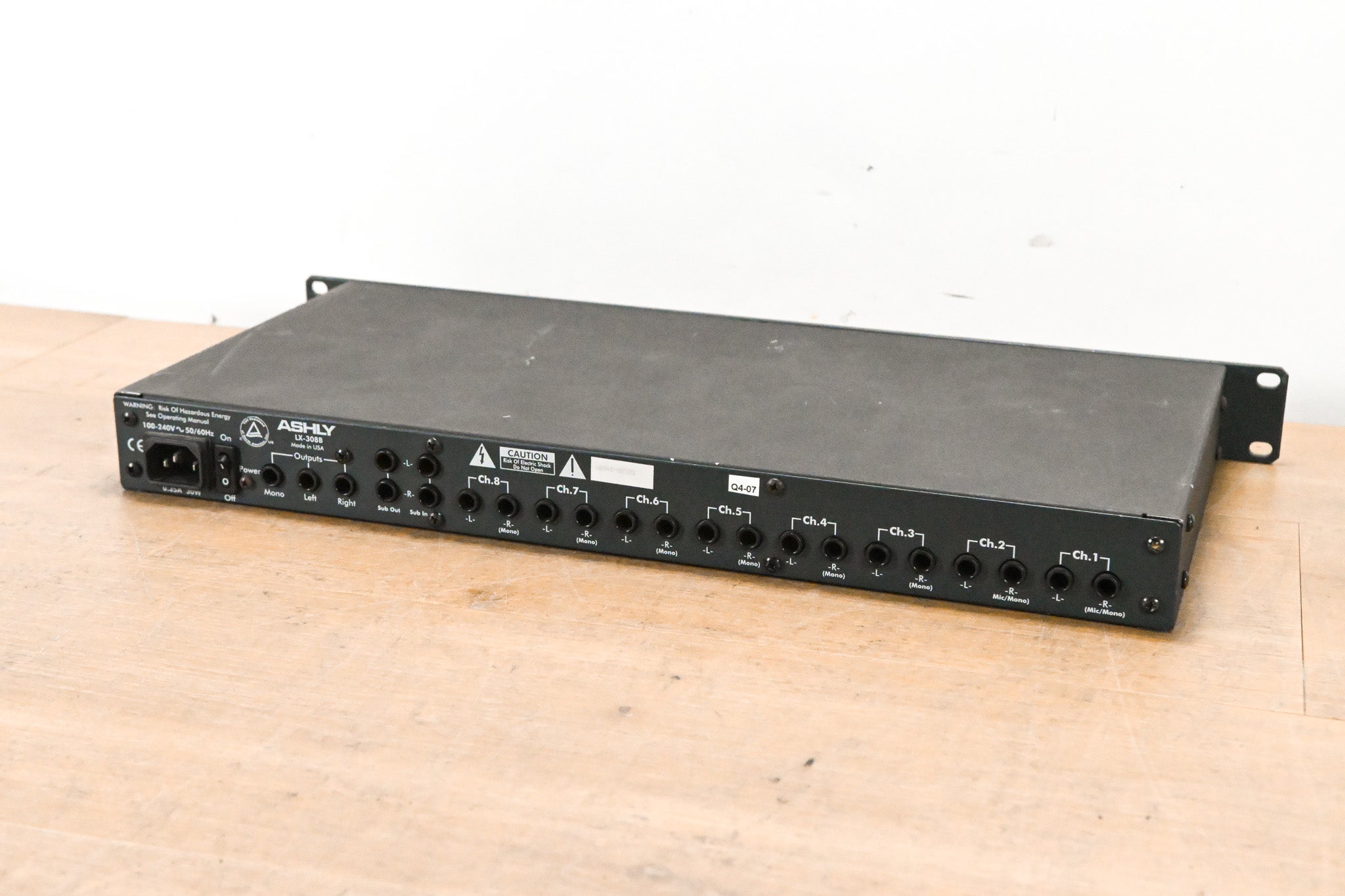 Ashly LX-308B 8-Channel Stereo Line Mixer