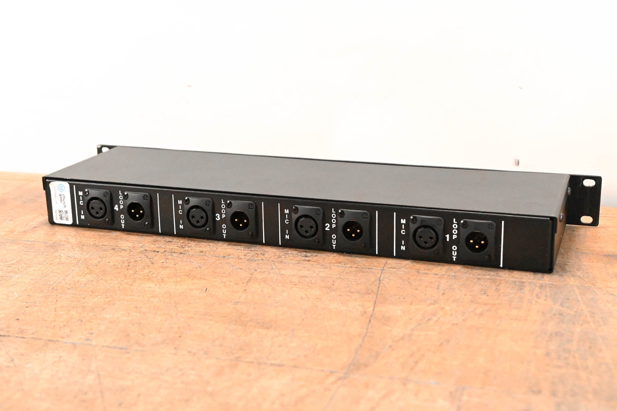 Horizon MS-4 4-Channel Rackmount Mic Splitter