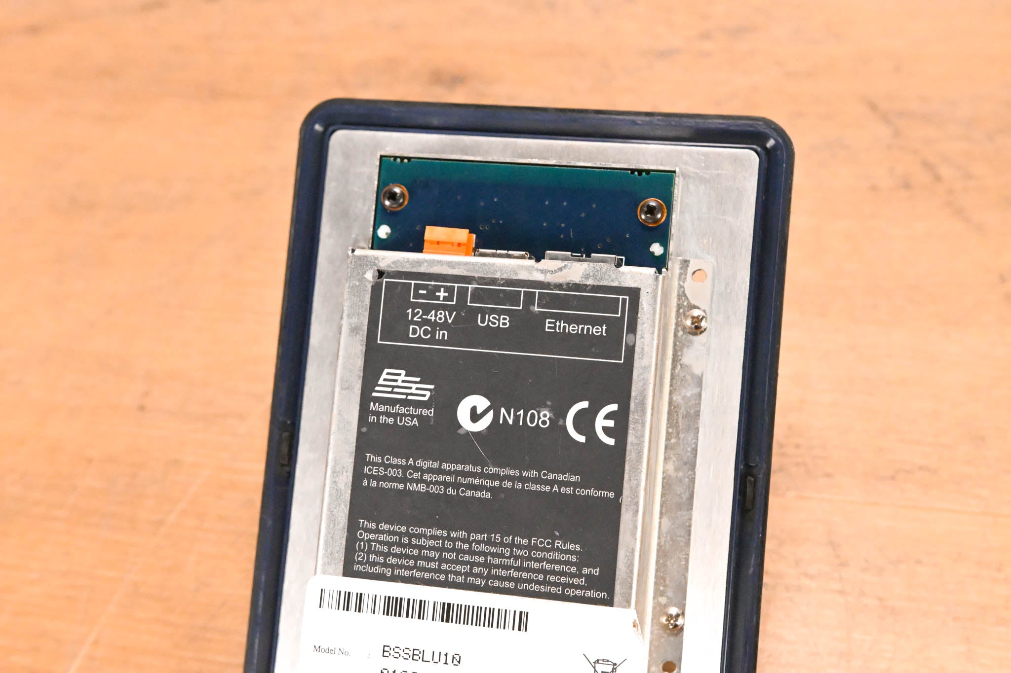 BSS BLU-10-BLU Touchscreen Programmable Controller (NO POWER SUPPLY)