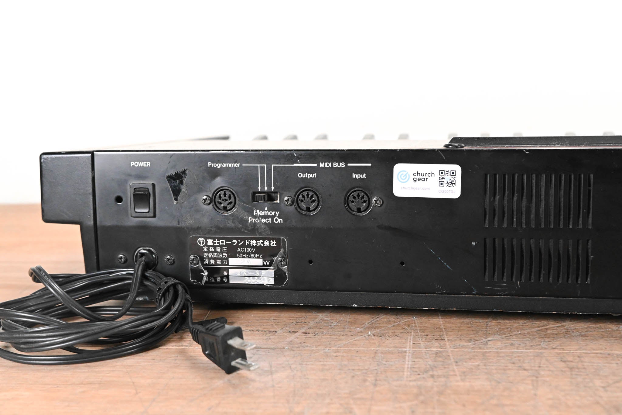 Roland JX-3P 61-Key Programmable Preset Polyphonic Synthesizer CG007XJ