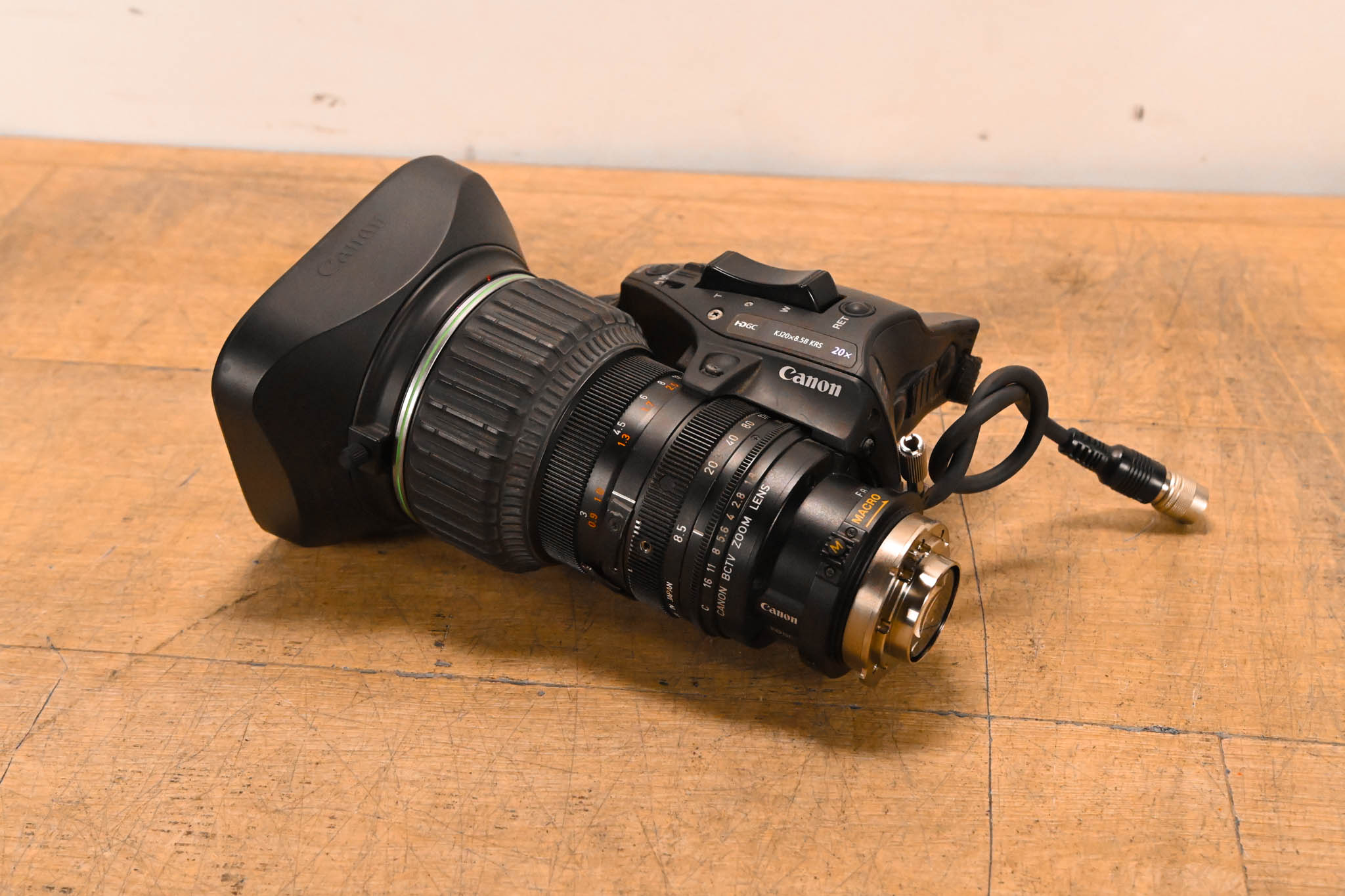 Canon KJ20x8.5B KRS HDgc 20x 2/3" ENG High Definition Telephoto Lens