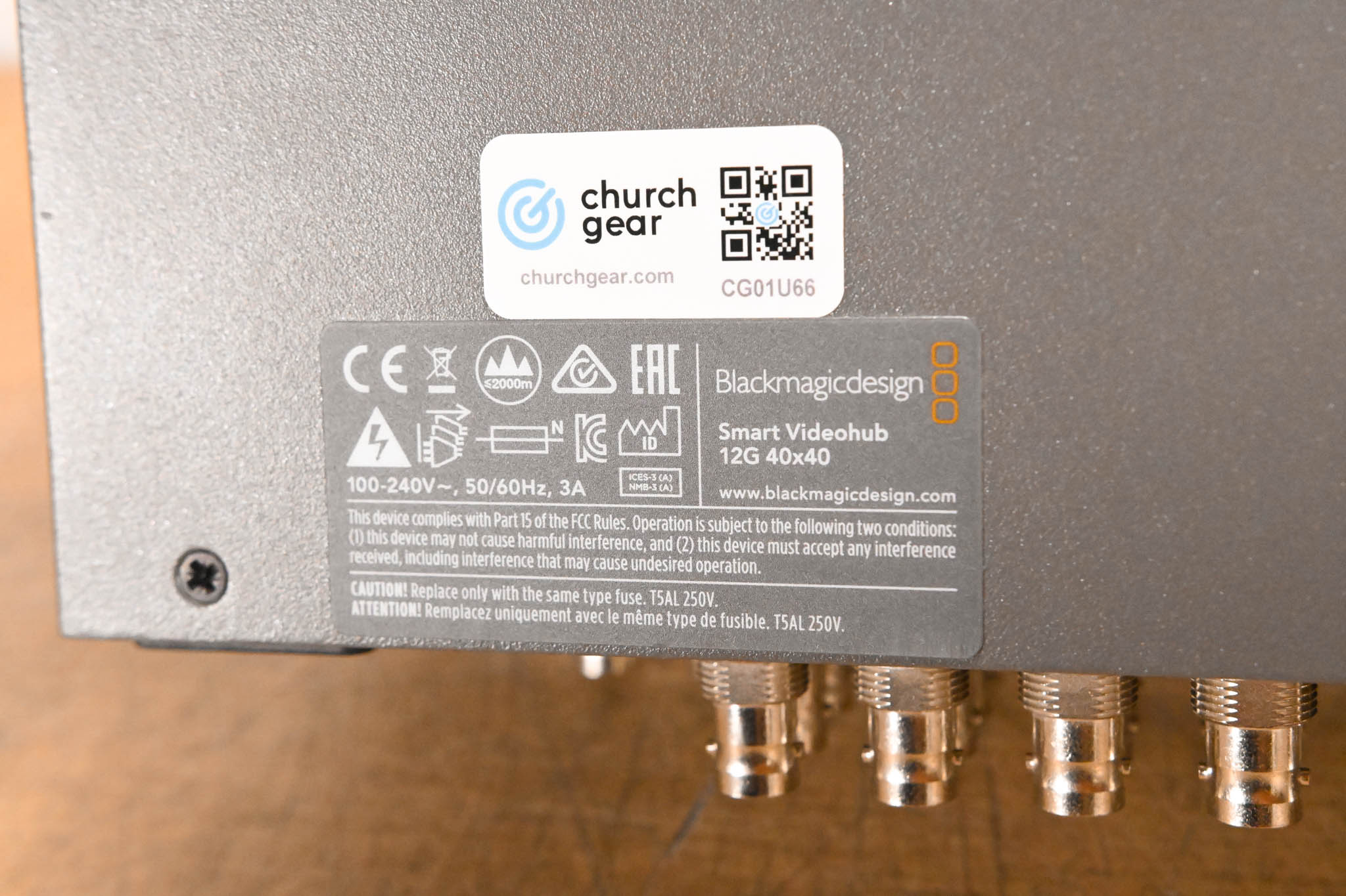 Blackmagic Design Smart Videohub 40x40 12G-SDI