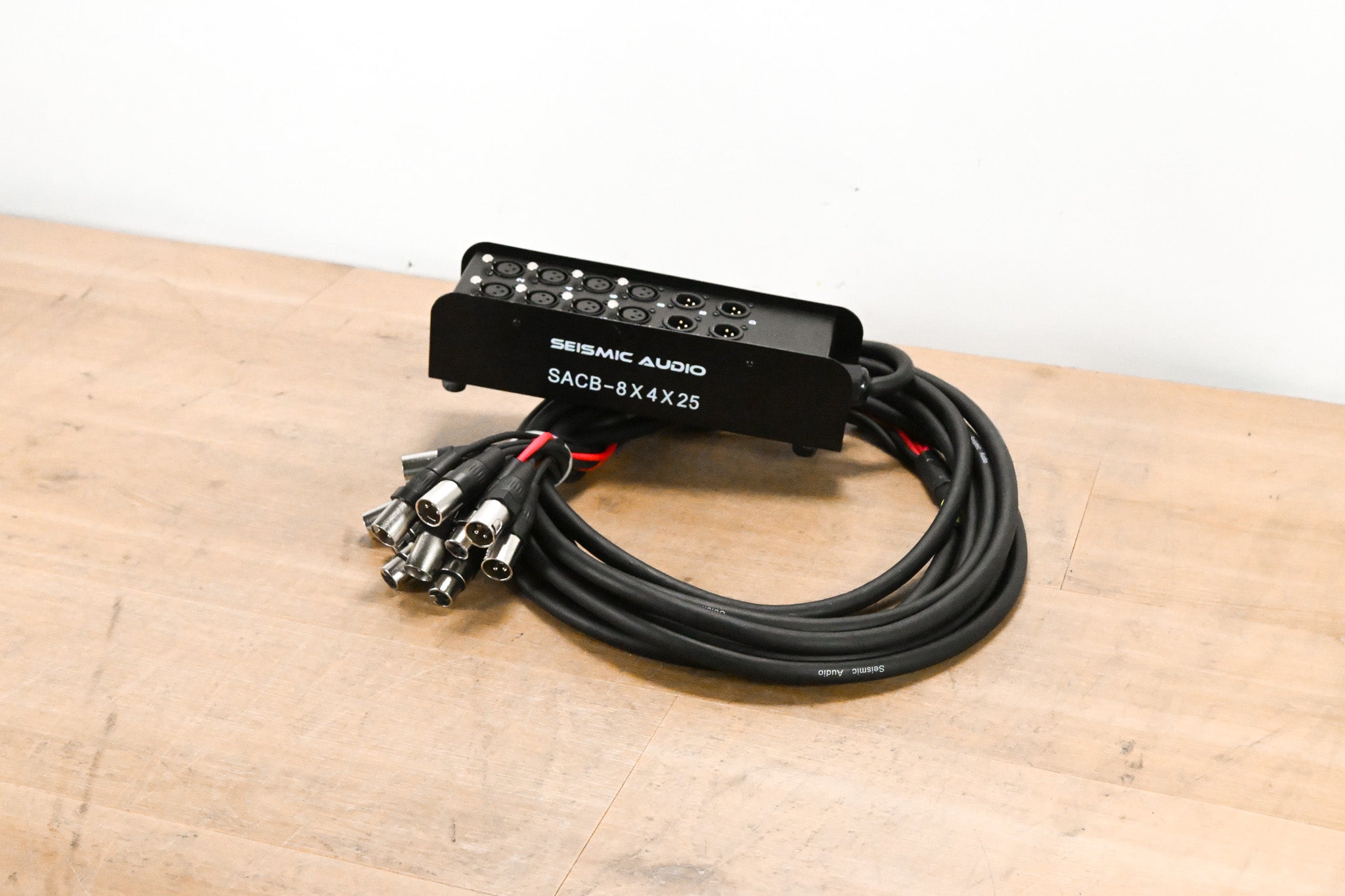 Seismic Audio SACB-8x4x25 8-Channel XLR Snake Cable w/ 4 Returns - 25'