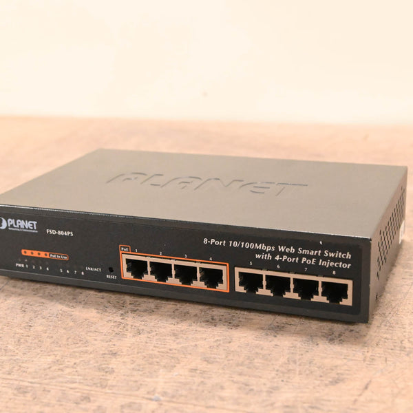 ルーター・ネットワーク機器 PLANET 8-Port 10/100/1000 PoE Switch IGS-10020HPT/IGS-10020HPT-U - DIN-rail L2+ Ring Managed