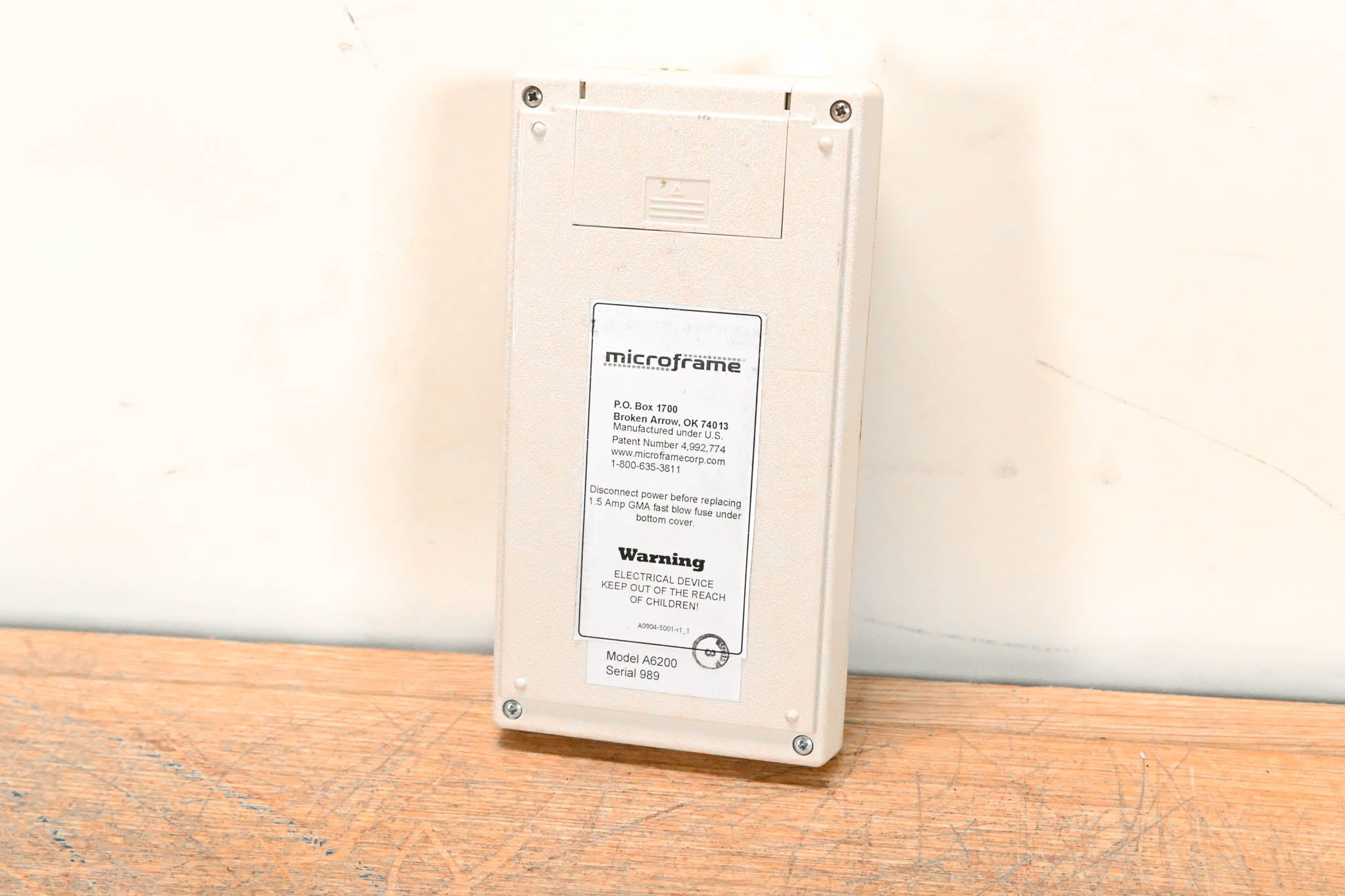 Microframe Model 6200 Timer Keypad (NO POWER SUPPLY)
