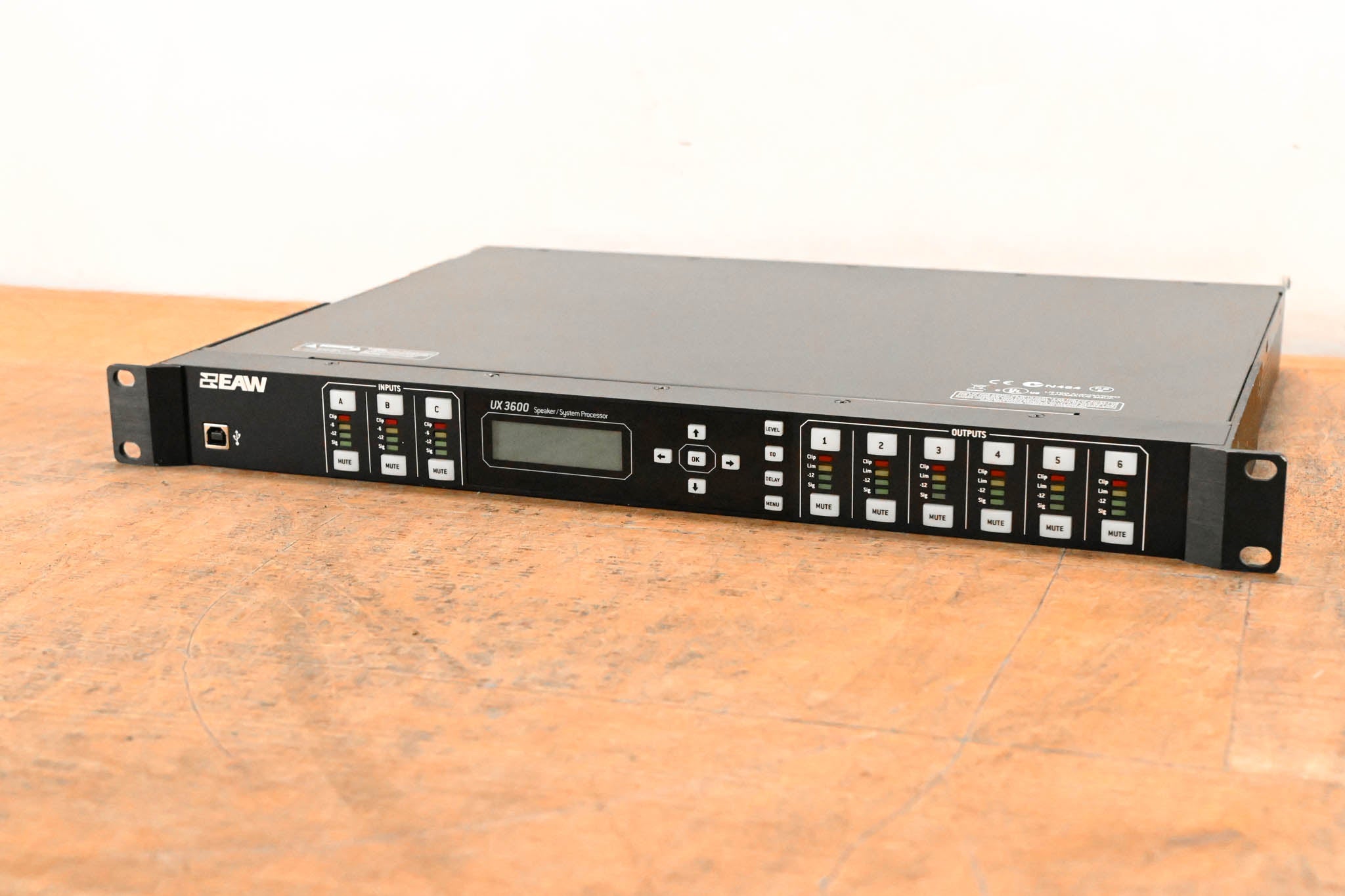 EAW UX3600 3x6 Digital Signal Processor