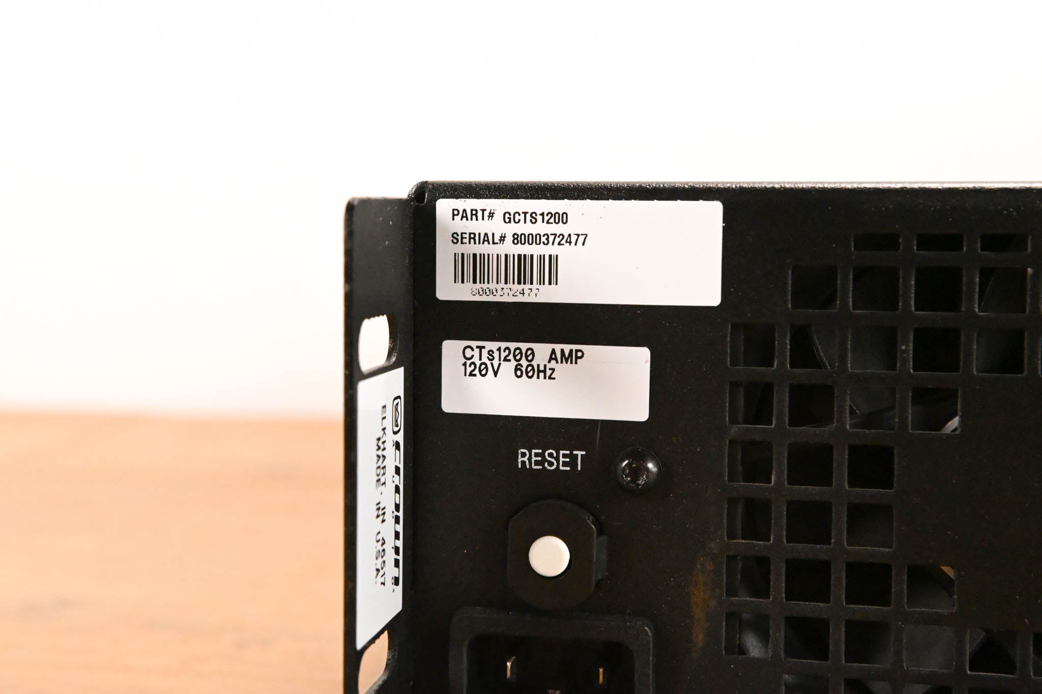 Crown CTs 1200 Two-Channel 600W Power Amplifier