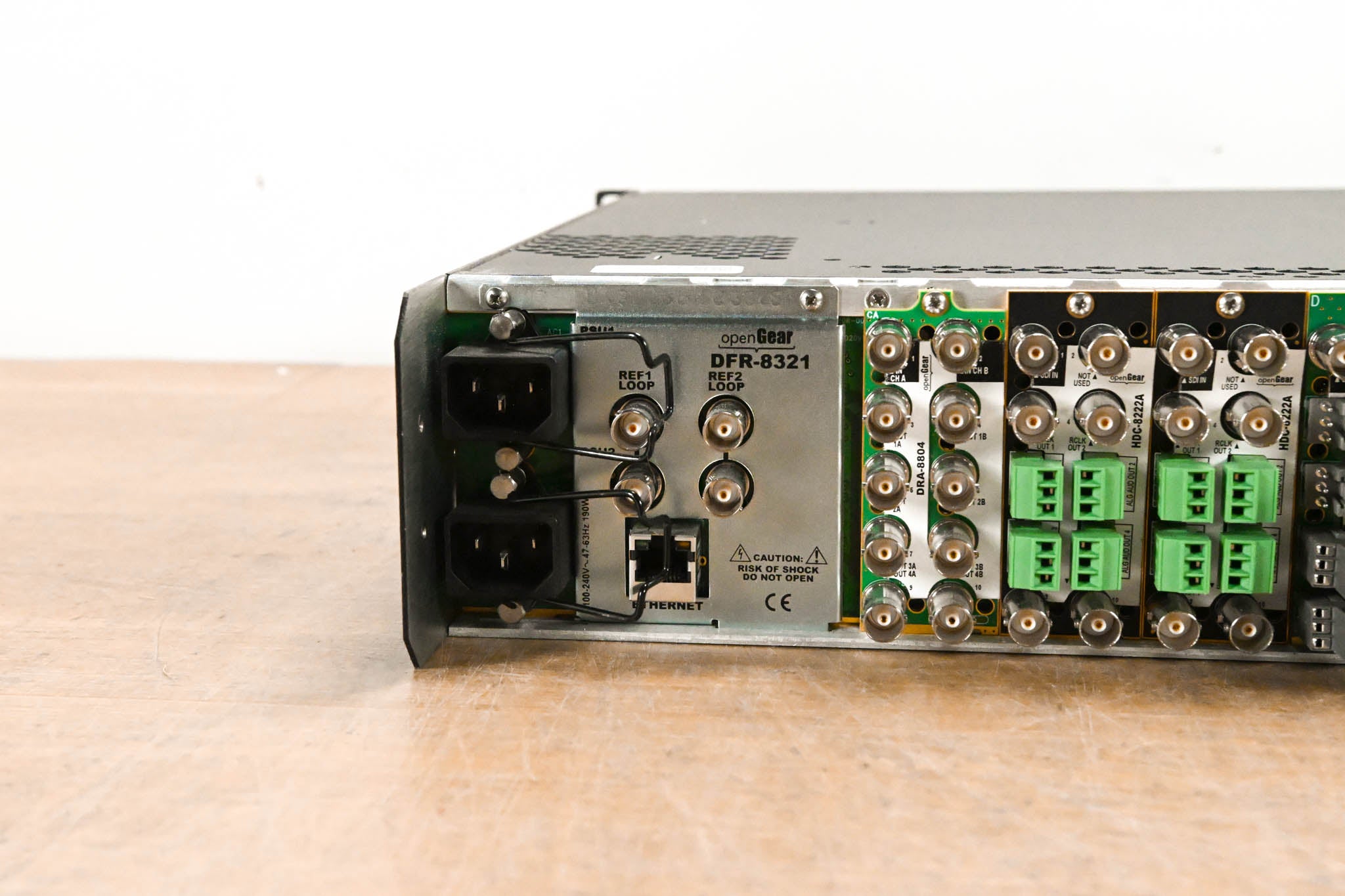 Ross DFR-8321 OpenGear 2RU Module Frame with Cards