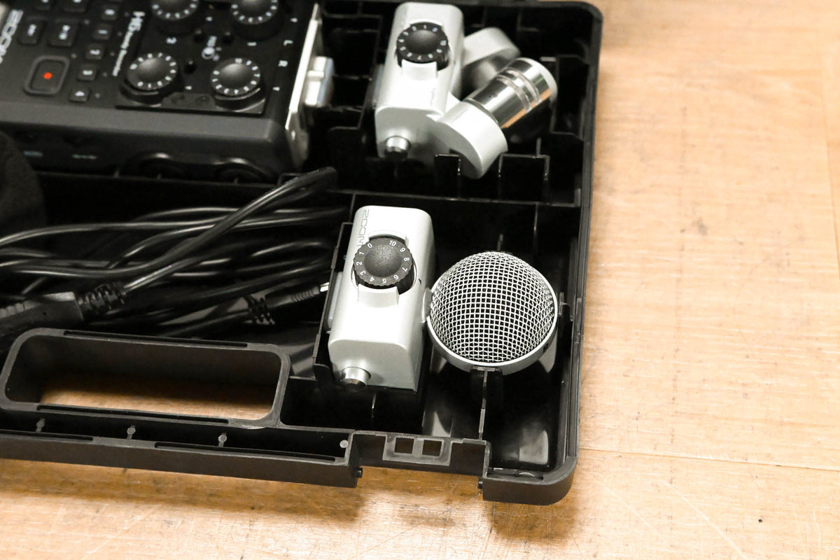 Zoom H6 6-CH Portable Handy Recorder w/ X/Y & Mid-Side Mic Attachments