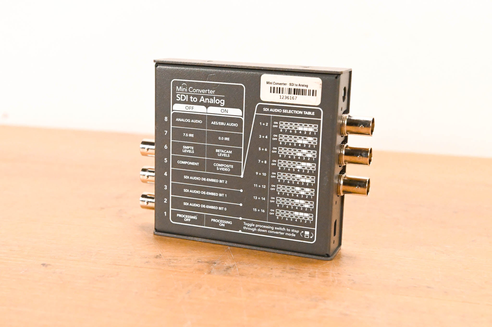Blackmagic Design Mini Converter SDI to Analog (NO POWER SUPPLY)