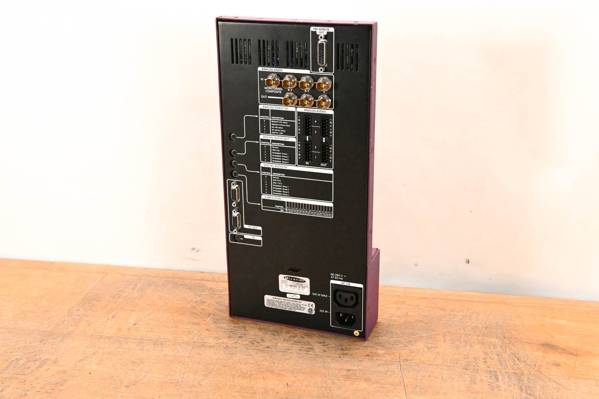 Miranda VTR-100 Analog to Digital Bi-Directional Media Converter