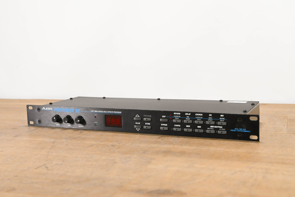 Alesis Midiverb III Digital Effects Processor (NO POWER SUPPLY)