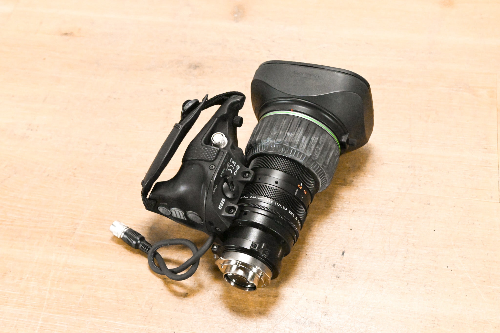 Canon KJ20x8.5B KRSD PS12 20x HDgc Series HDTV Zoom Lens 1:8.5-170mm