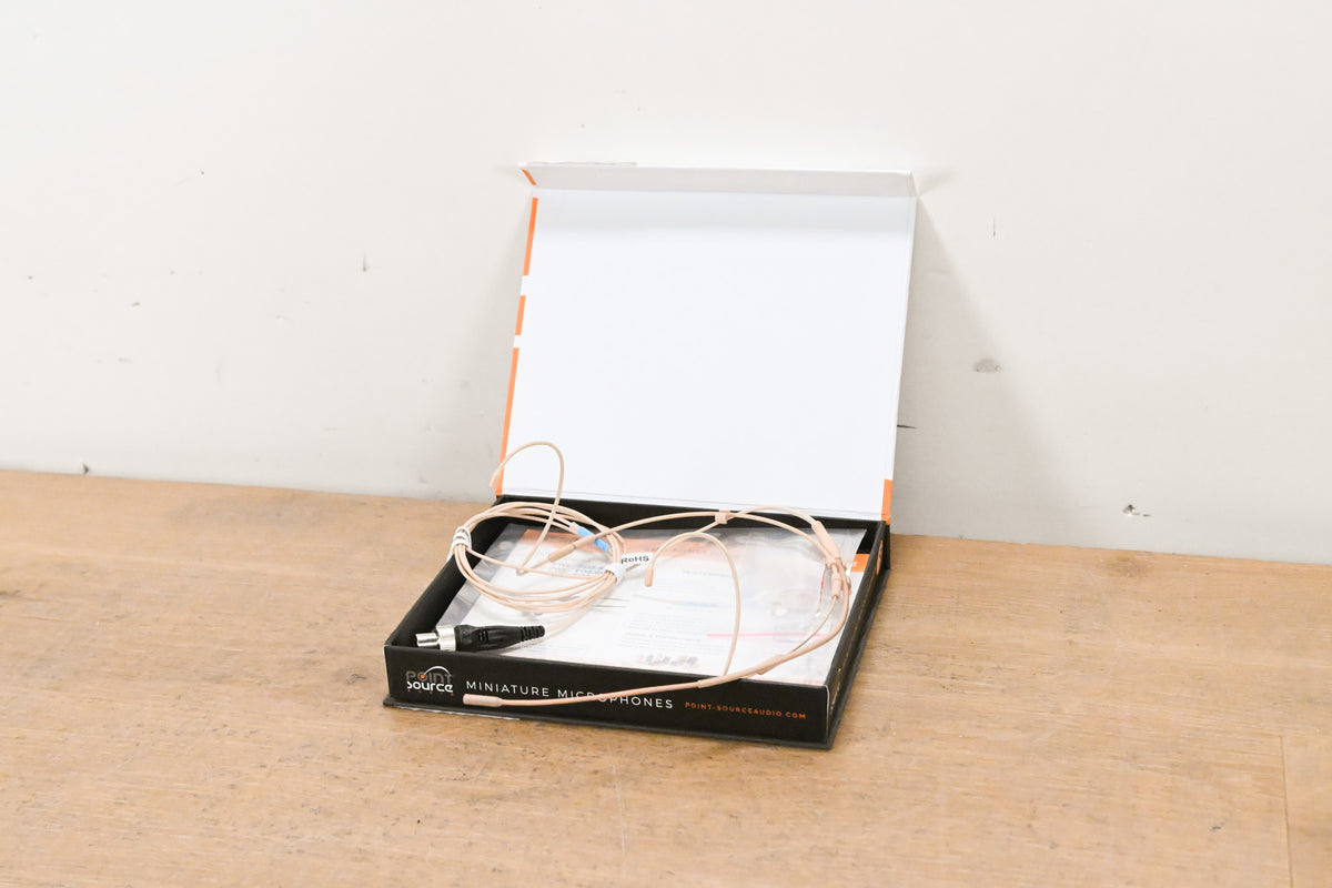 Point Source Audio GO-9WD-SH-BE Omni Headset Mic w/ TA4F Connector