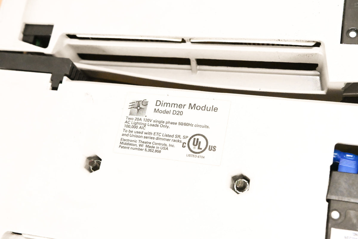 ETC D20 Dual 20A Dimmer Module (Pack of 4)