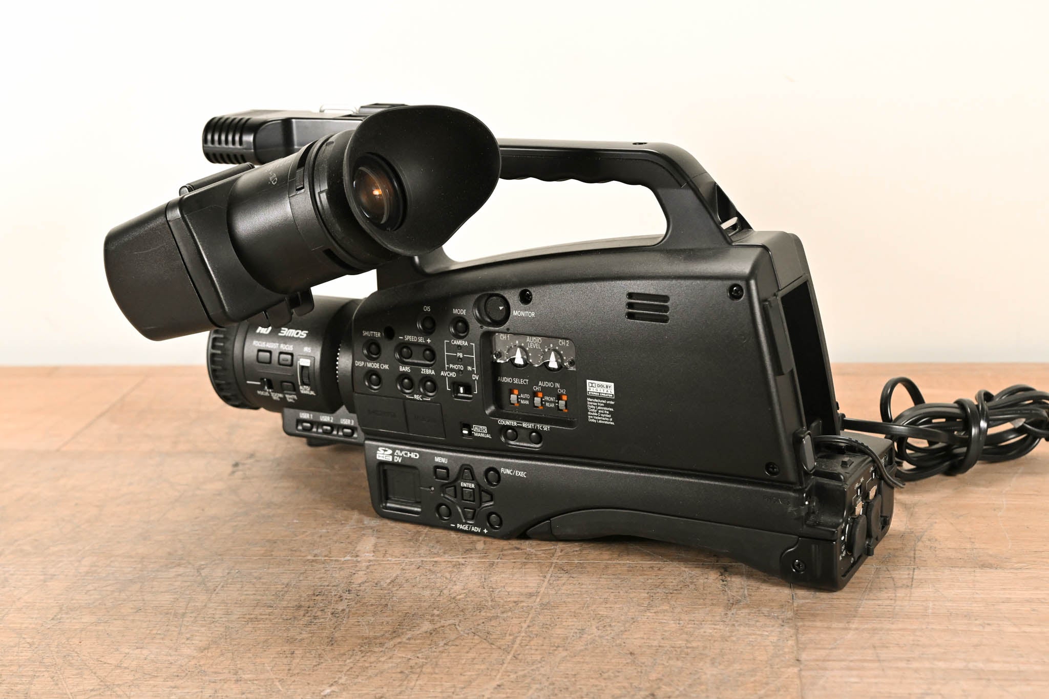 Panasonic AG-HMC80P 3MOS AVCCAM HD Shoulder-Mount Camcorder with Lens