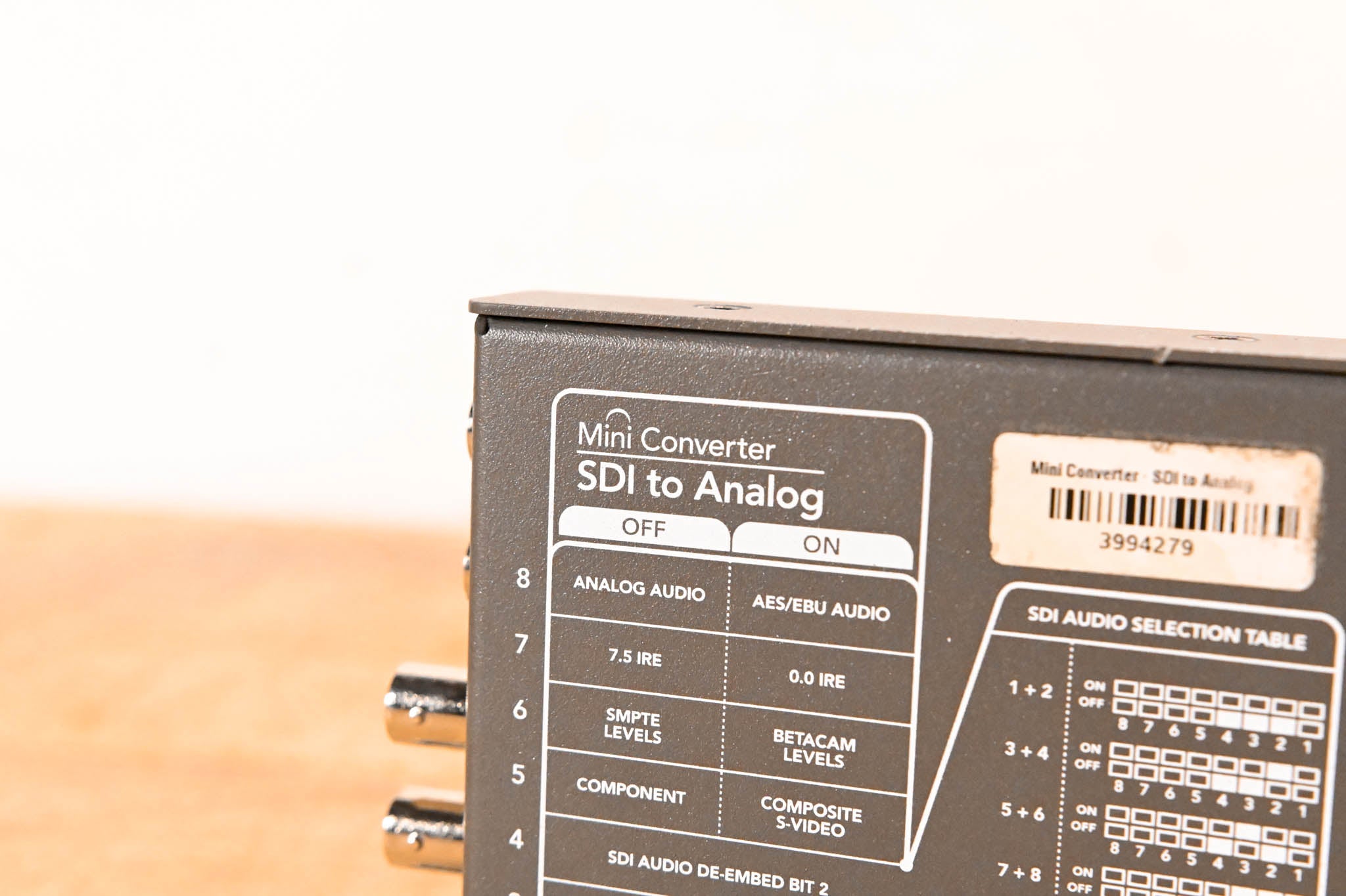 Blackmagic Design Mini Converter SDI to Analog (NO POWER SUPPLY)