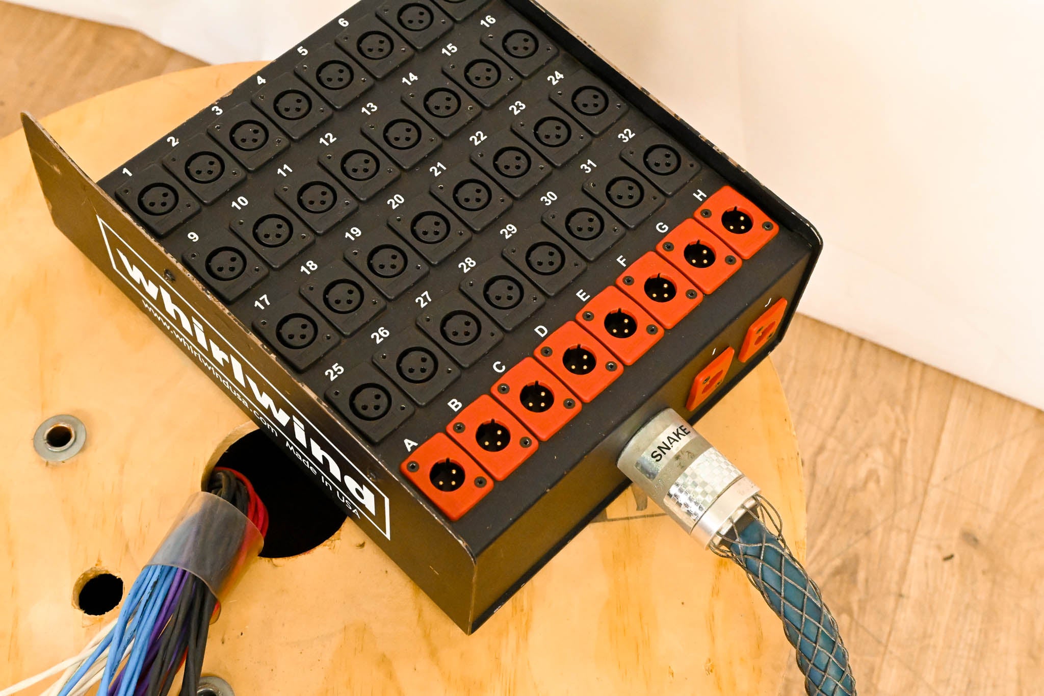 Whirlwind 32x10 XLR Stage Snake - 100ft