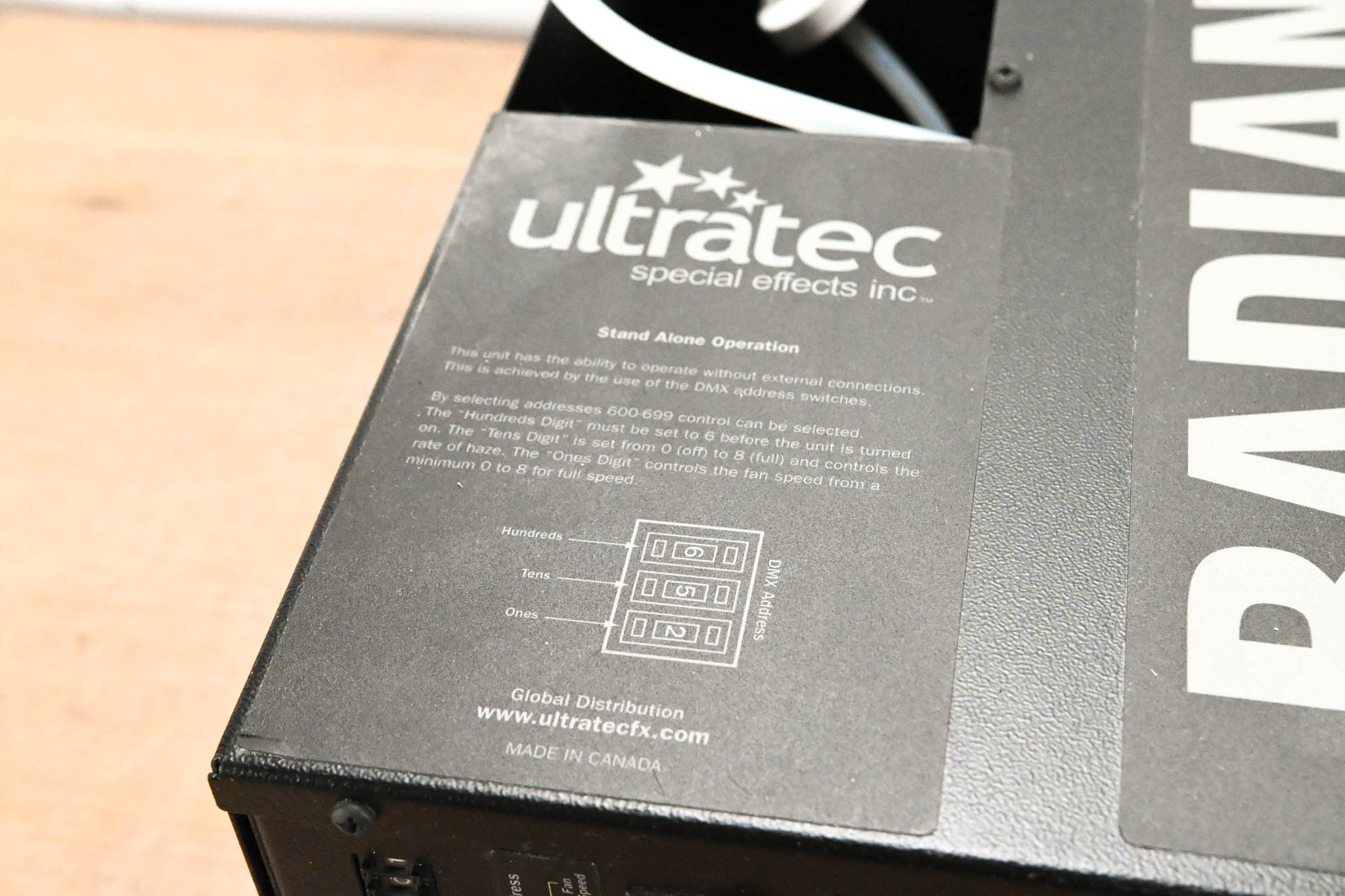 Ultratec Radiance Hazer Water-Based Haze Machine