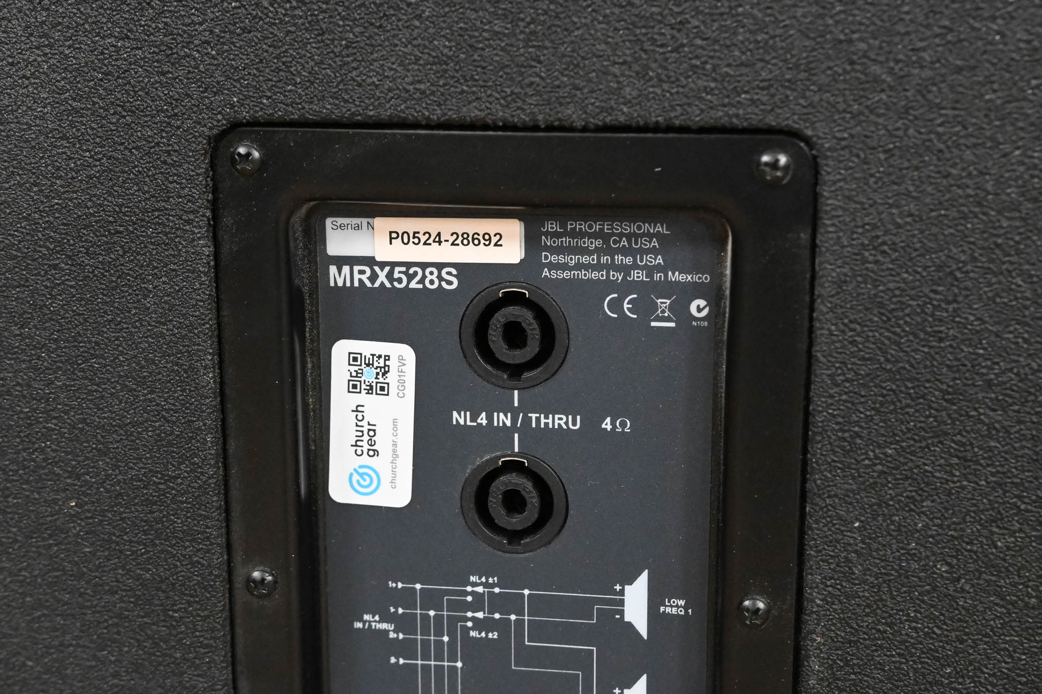 JBL MRX528S Dual 18" Bass Reflex Subwoofer