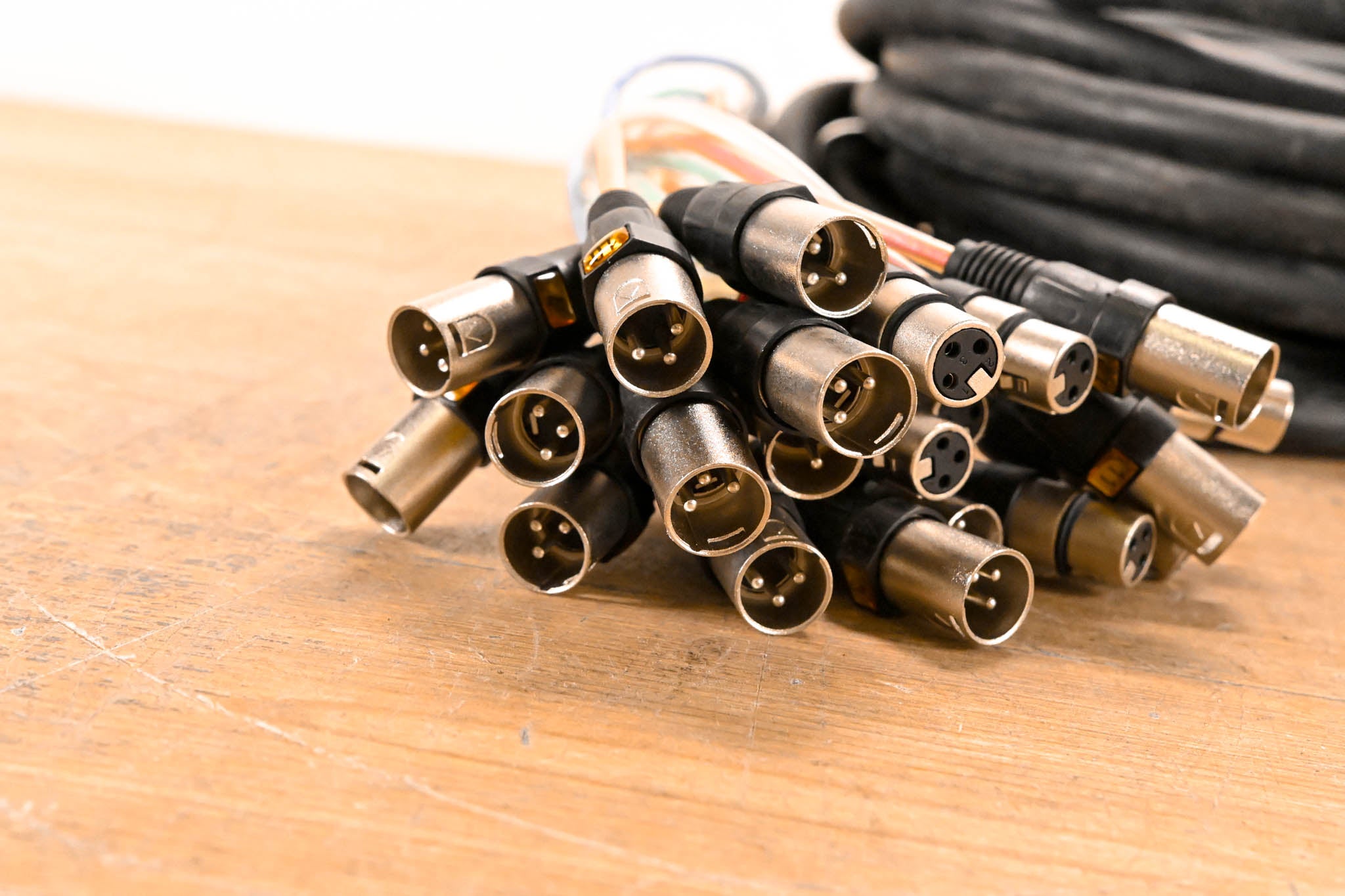 Seismic Audio 16x8 Multipin to XLR Stage Snake Cable - 50'