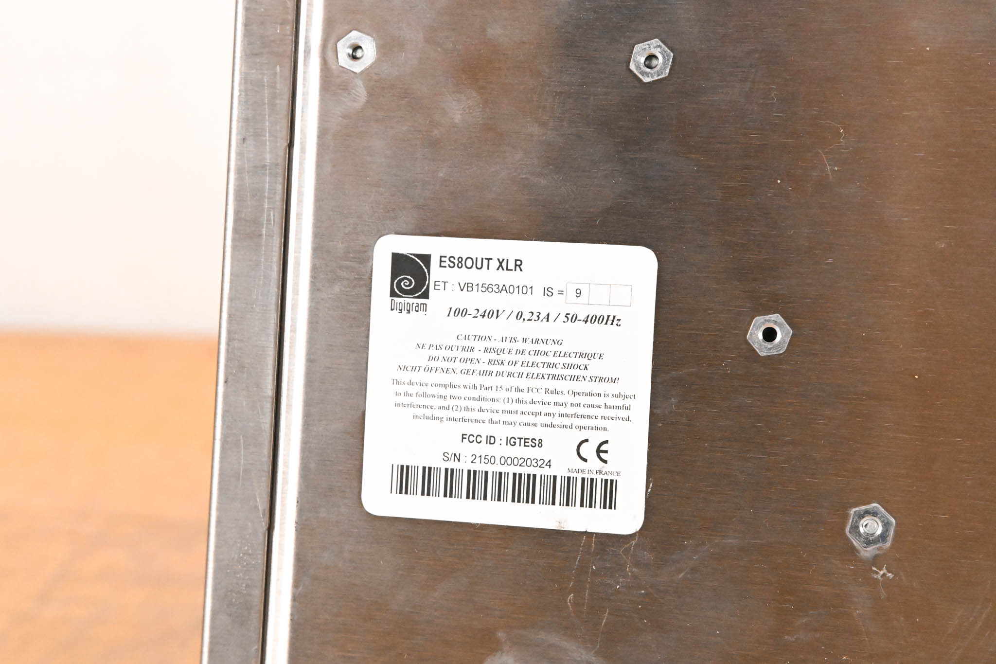 Digigram EtherSound ES8OUT TB Ethernet Audio Bridge