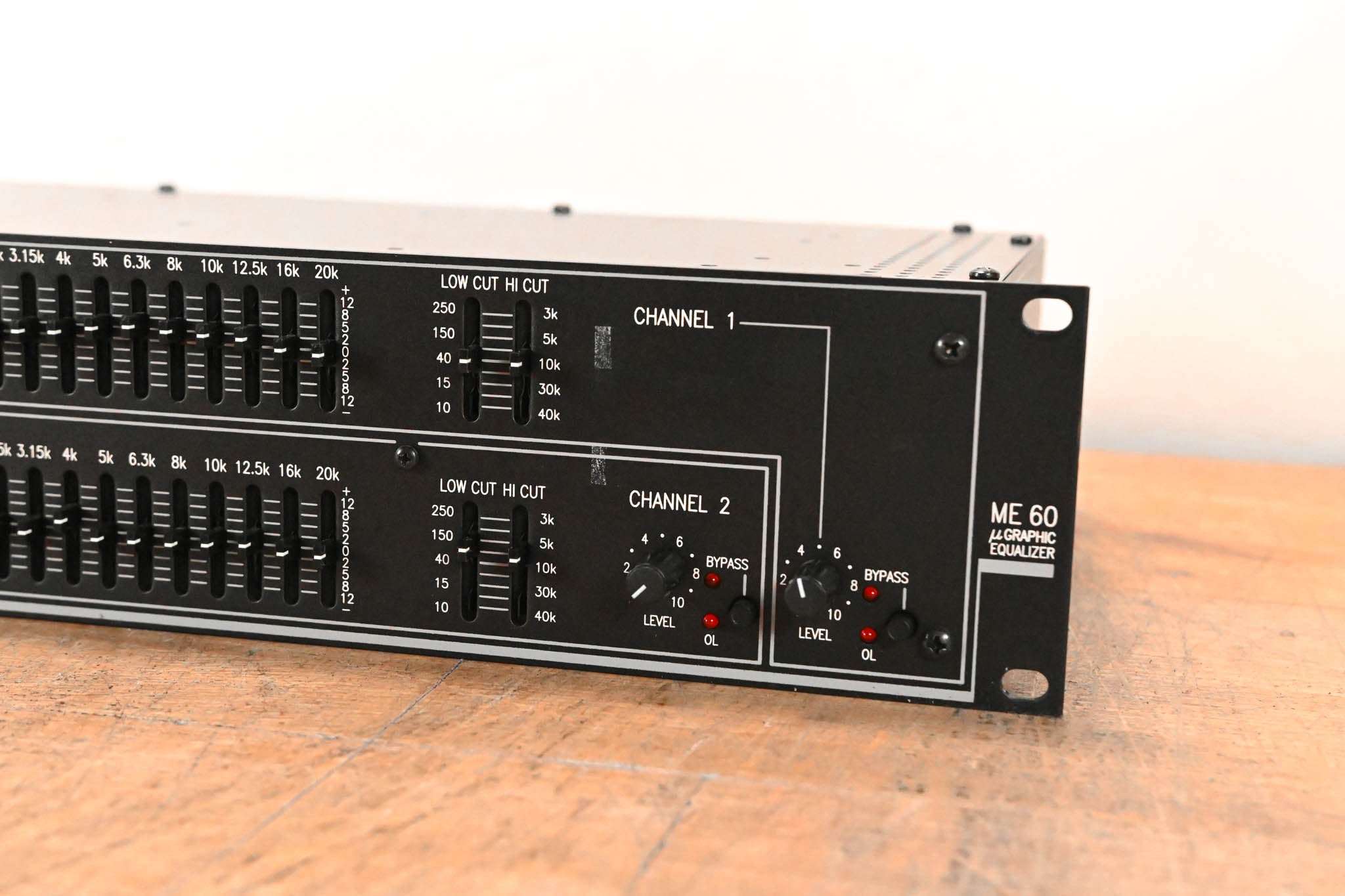 Rane ME 60 Two-Channel 31-Band Graphic Equalizer