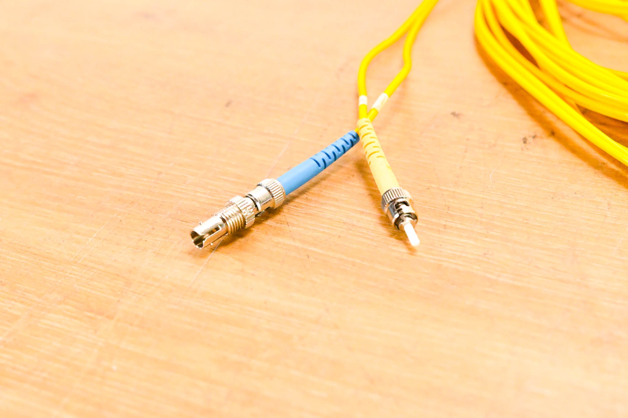 Corning SMF-28 Ultra ST-ST Duplex Single Mode Fiber Cable - 20'