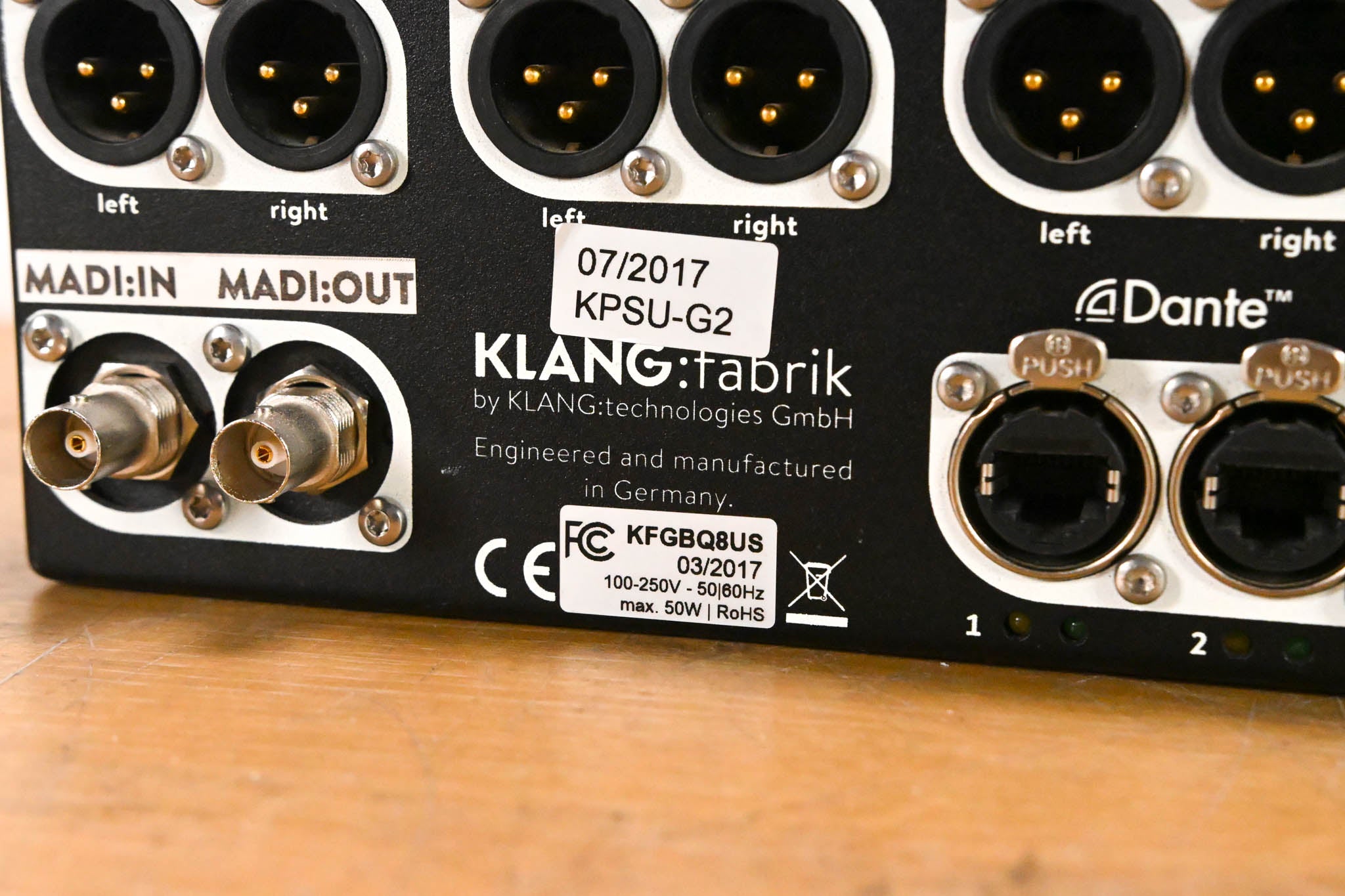 Klang Fabrik 3D In-Ear Monitoring Solution - Dante