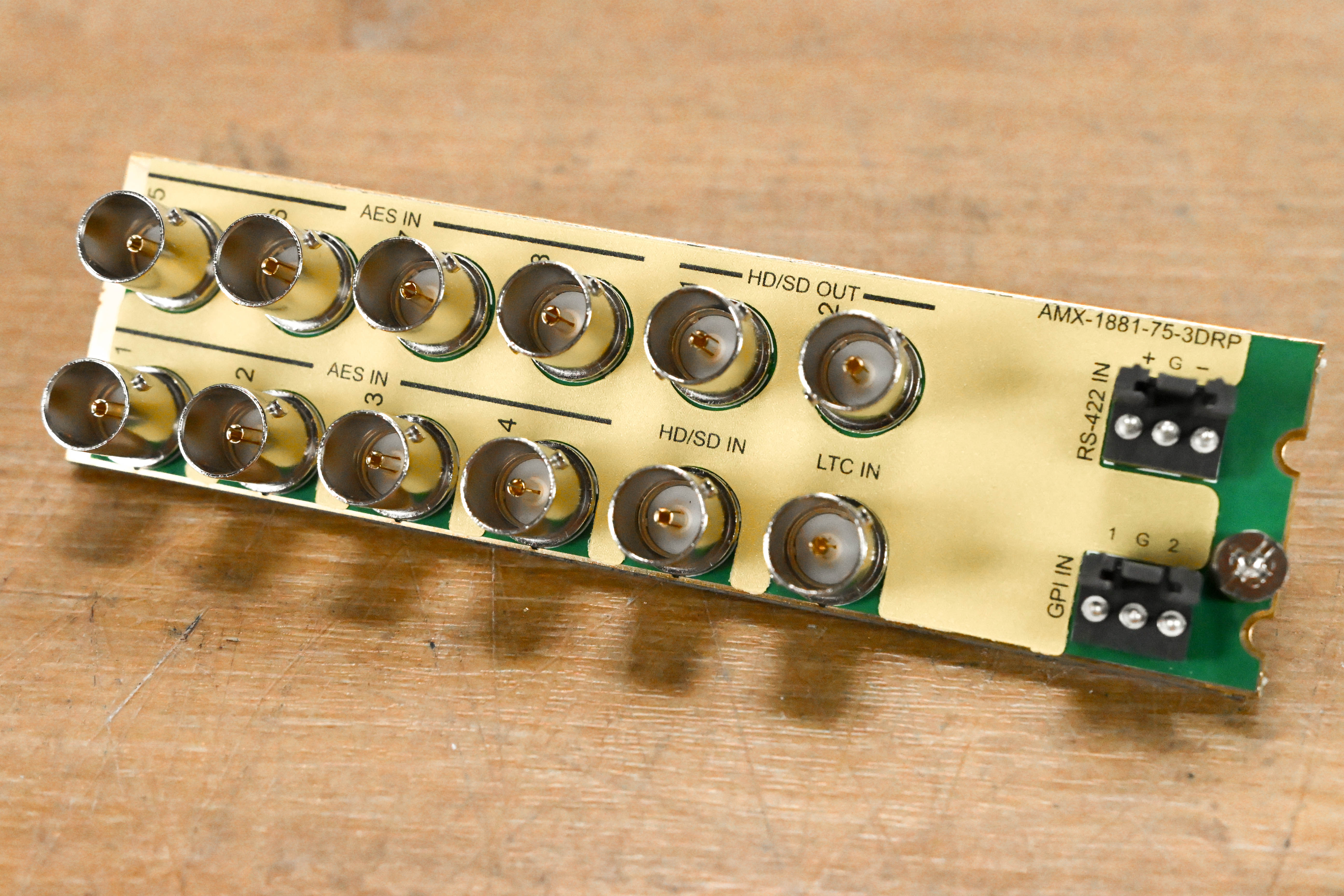 Miranda AMX-1881-75-3DRP Rear I/O Module for Densité Frame