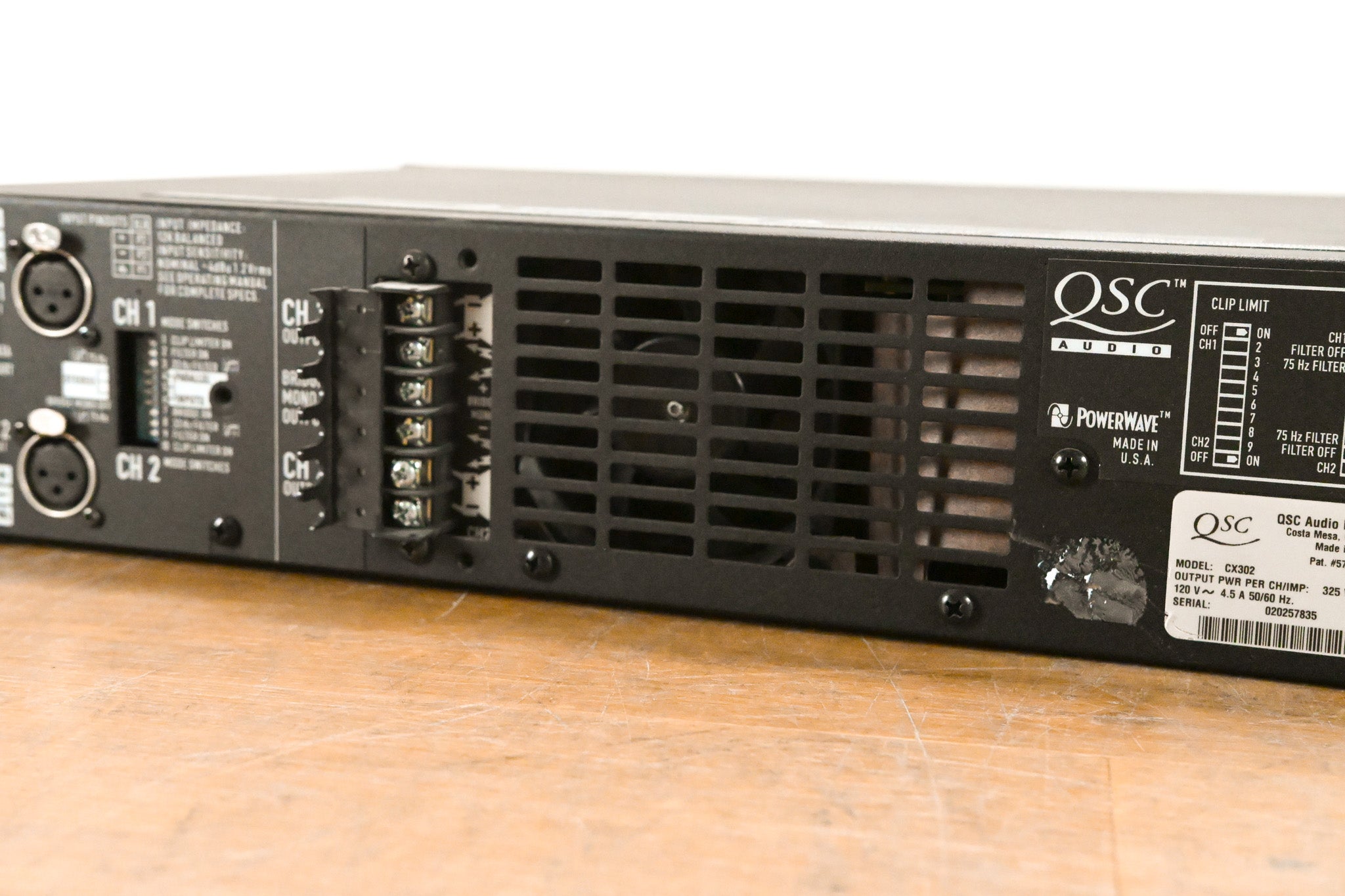 QSC CX302 2-Channel Power Amplifier