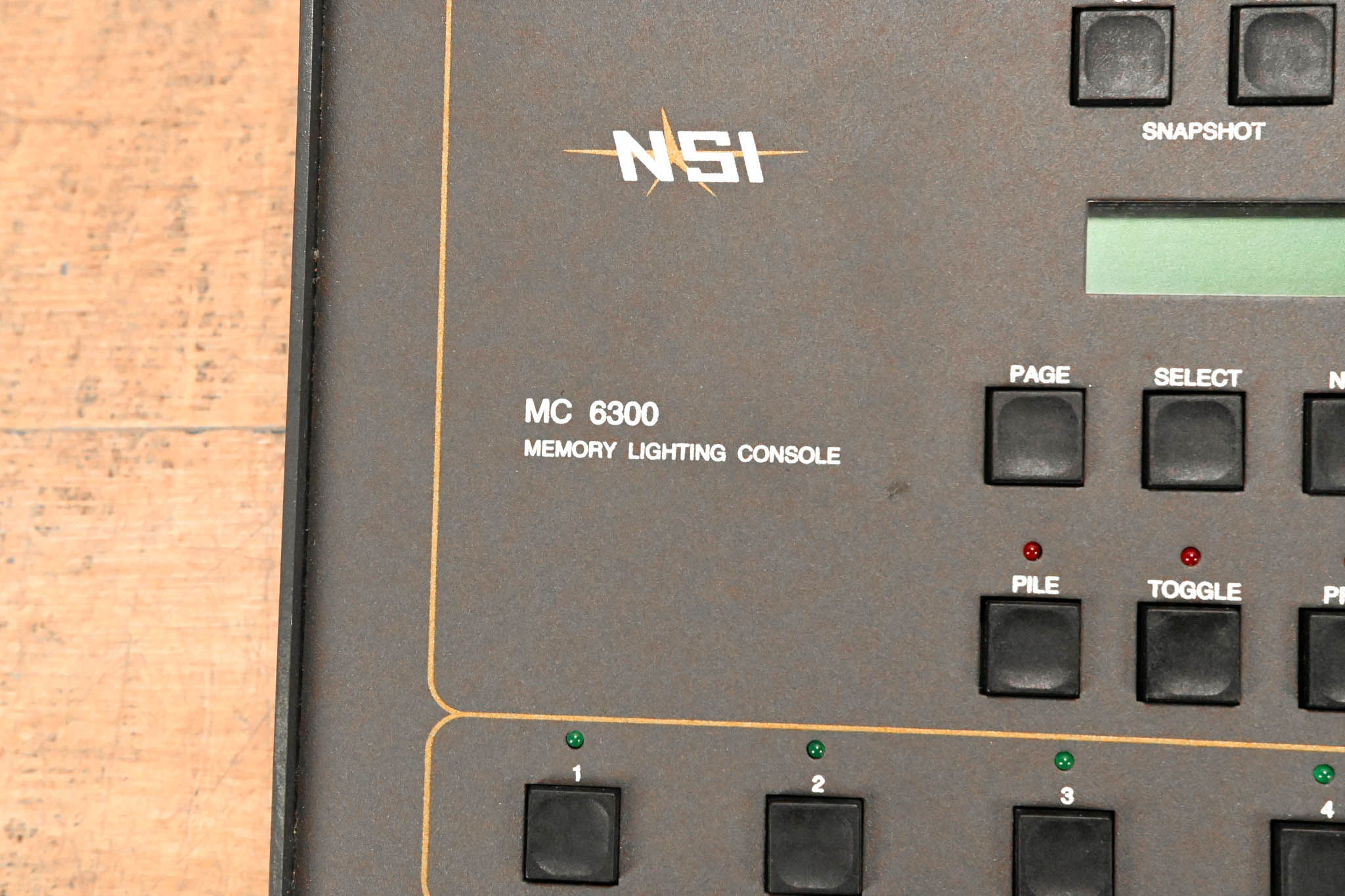 NSI MC 6300 Memory Lighting Console (NO POWER SUPPLY)