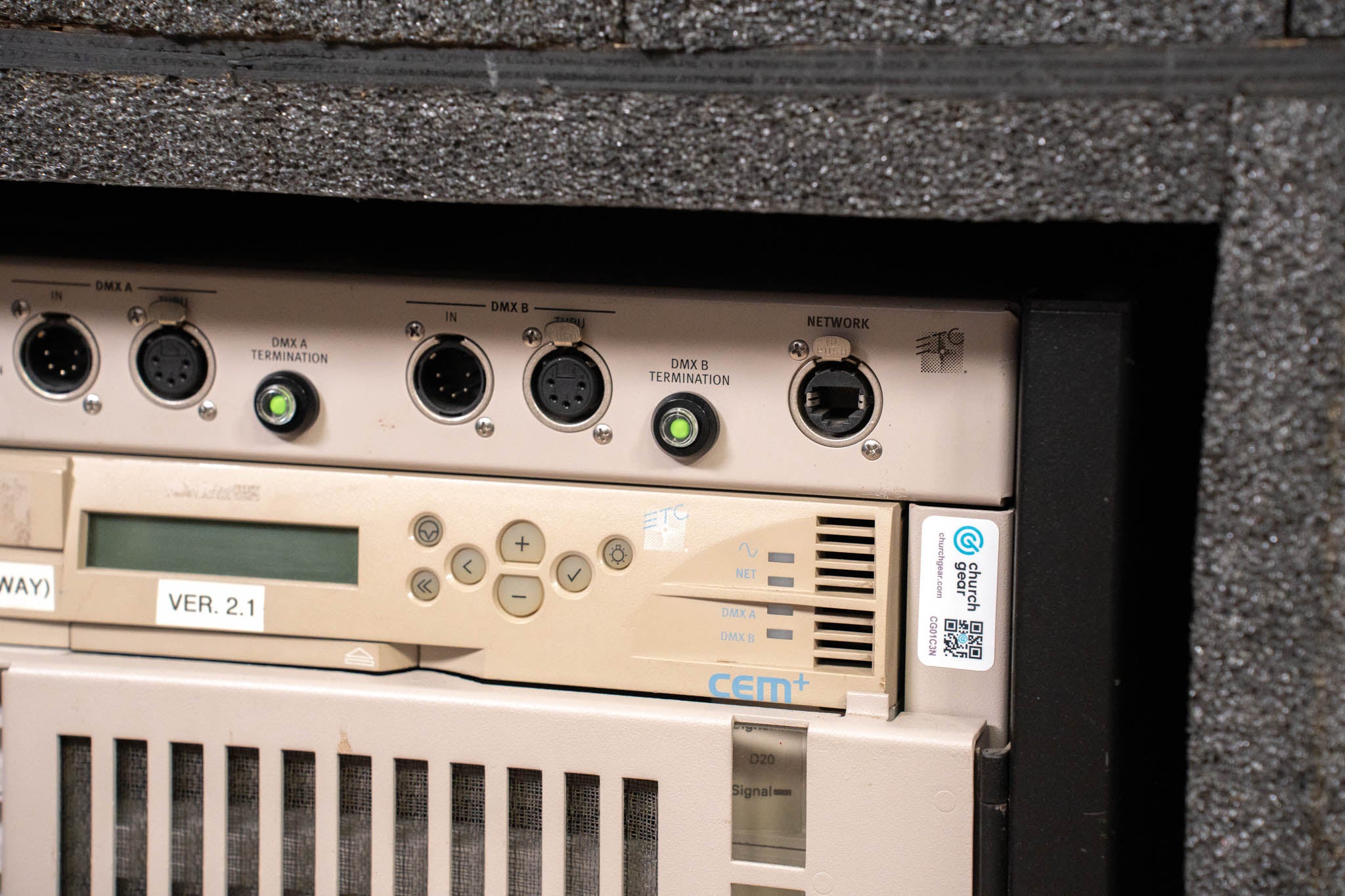 ETC SP-1220V Sensor+ Dimmer Rack with Stage Pin & Veam Out, in Road Case