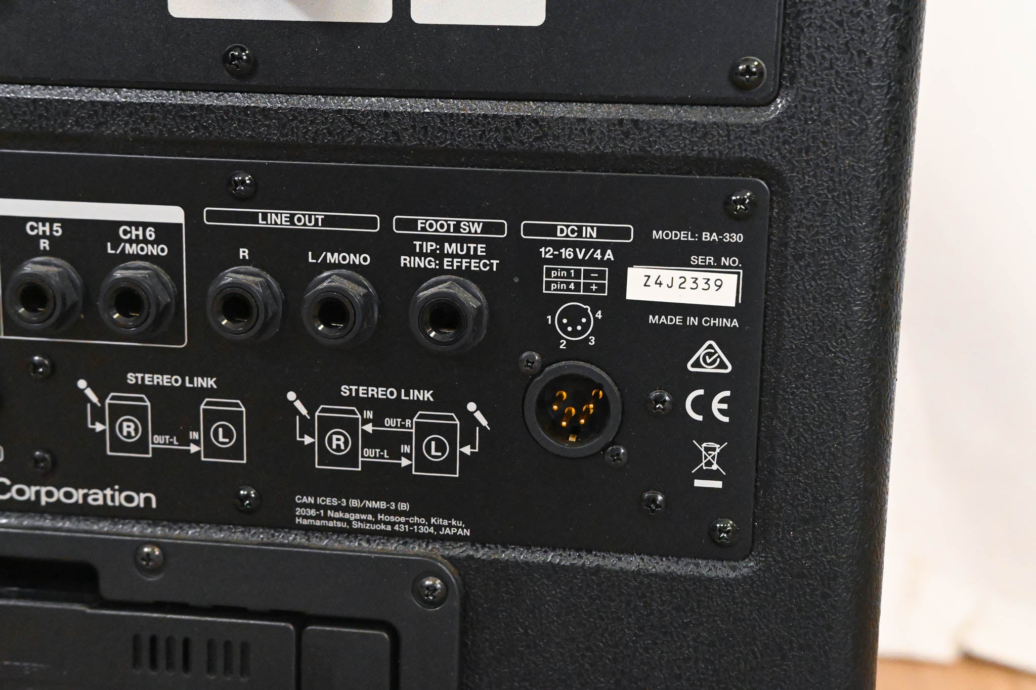 Roland BA-330 Portable Stereo PA System