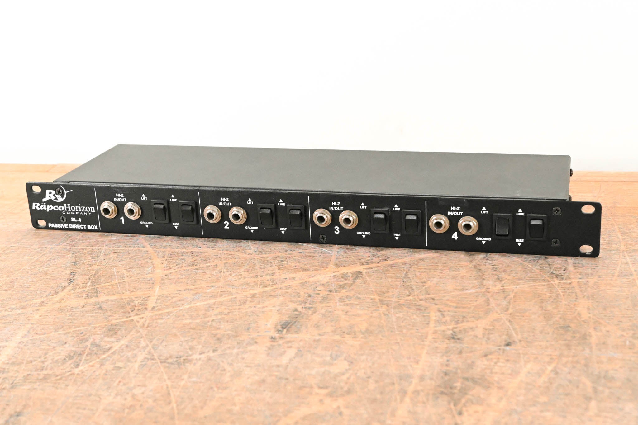 Rapco Horizon SL-4 Rackmount Four-Channel Passive Direct Box