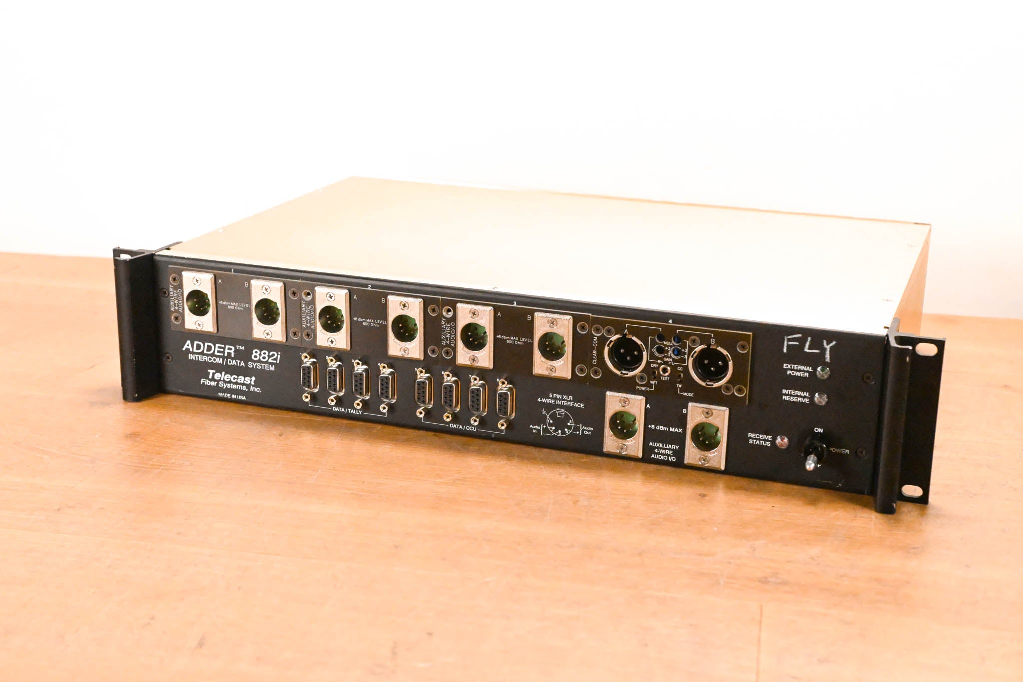 Telecast Fiber Systems Adder 882i Fiber Intercom Data System (NO PSU)