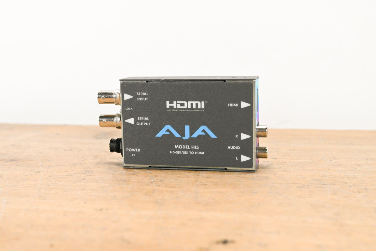 AJA HI5 HD/SD-SDI to HDMI Video and Audio Converter (NO POWER SUPPLY)