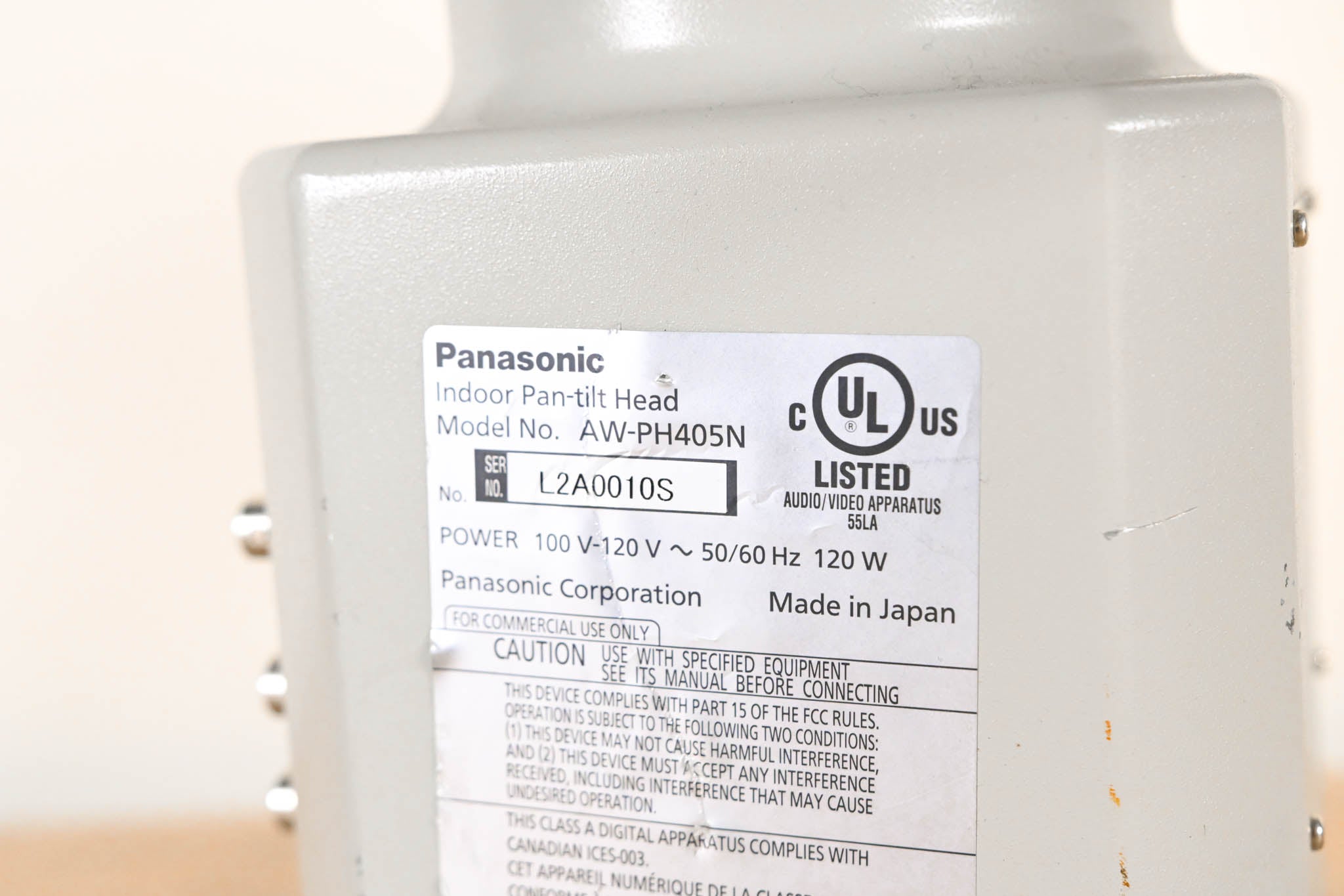 Panasonic AW-PH405 Indoor Pan-Tilt Head