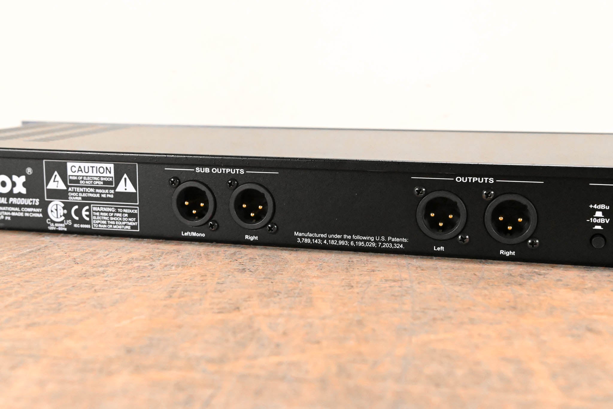 dbx DriveRack PX Powered Speaker Optimizer