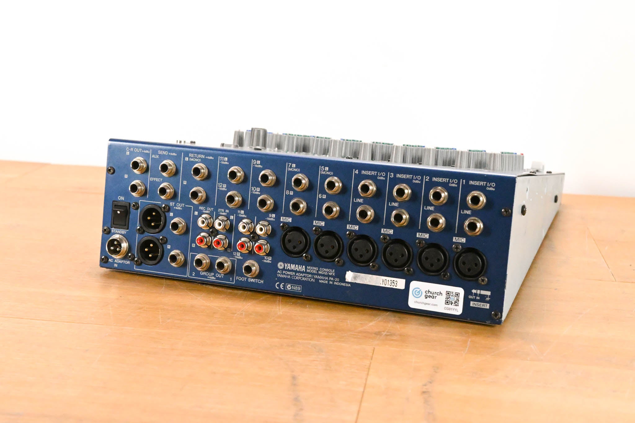 Yamaha MG12/4FX 12-Input 4-Bus Audio Mixer with Effects (NO PSU)