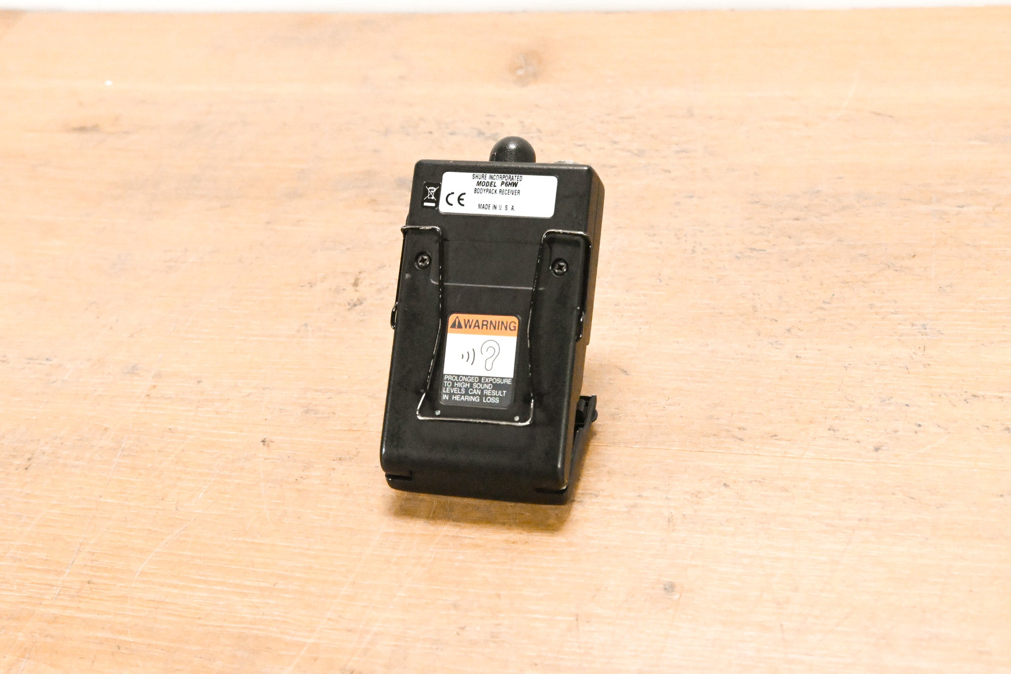 Shure P6HW Wired Bodypack Receiver